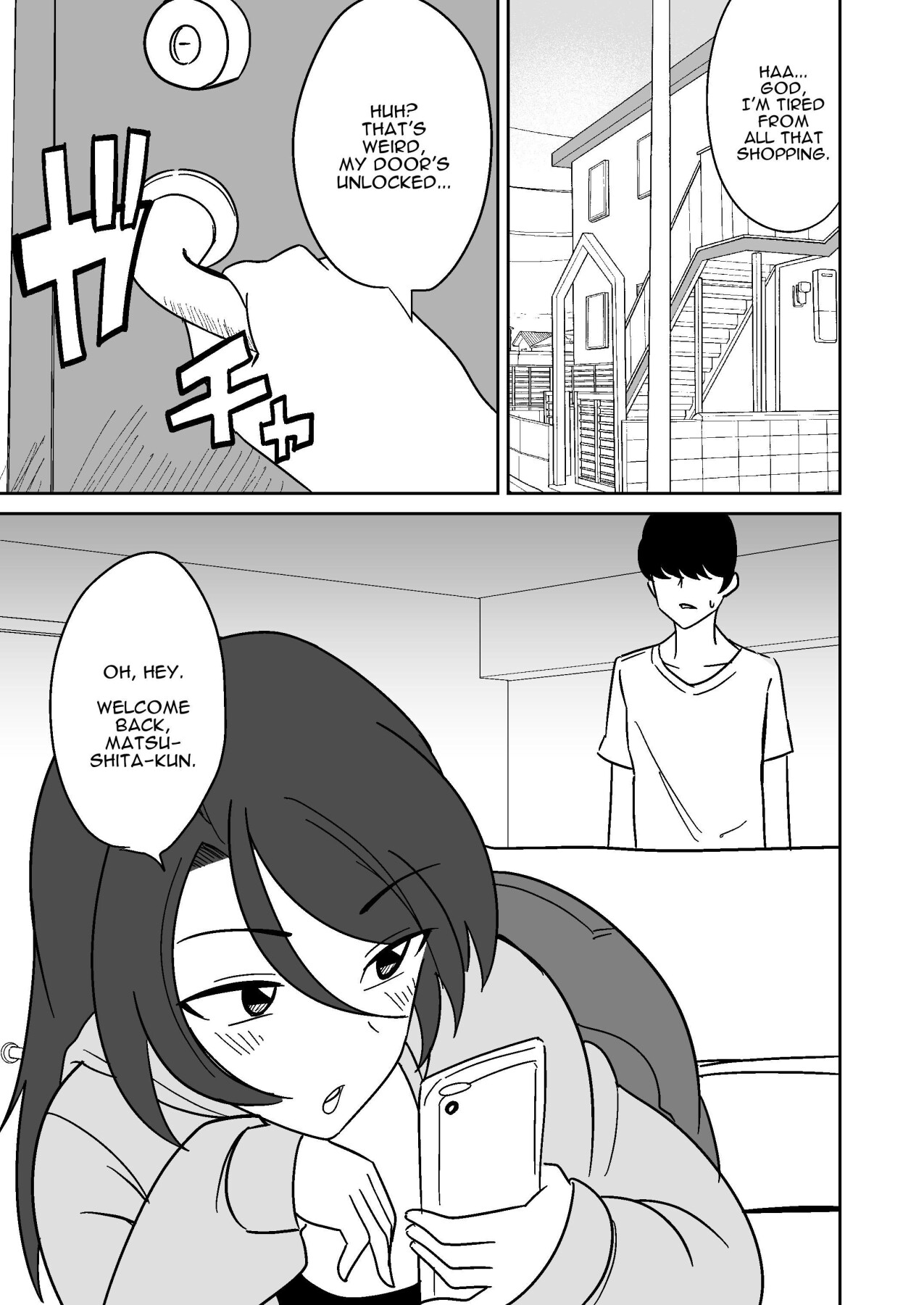 Hentai Manga Comic-Mating with a Huge Assed Housewife-Read-2